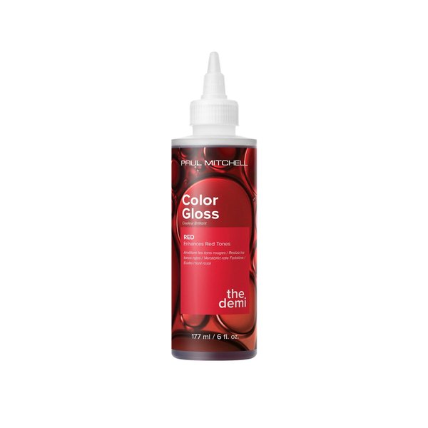 Paul Mitchell The Demi Color Gloss, Glosses in 3 Minutes, Red, 6 oz.