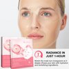 NIFEISHI Collagen Face Mask, Bio-Collagen Real Deep Mask, Deep Collagen Overnight Mask with Low Molecular Weight Collagen for Lifting, Firming, Moisturizing, Elasticity Improvement-34g x4ea