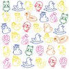 36PCS Duck Party Favors 24 Tattoos Sticker 12 Stamp Set - Ideal Rubber Duck Themed Birthday Decor Supplies Goodie Bag, Decorations Classroom Gifts, Cute Rewards for Girls, Baby Shower Prizes