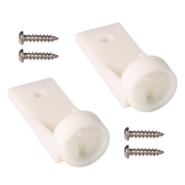 Ctuoptuo 2 Pack of 2002244008 Freezer Door Hinge Plate Replacement Part for Dometic 2002244008 & Instamatic 330019, Fits Dometic/Electrolux & Other RV/Camper/Trailer 2-Way & 3-Way Refrigerator