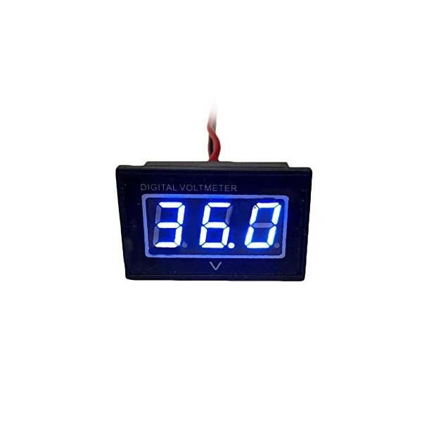 Automotive Authority LLC® 36V Golf Cart Digital Volt Meter Battery Gauge for Club Car EZGO Yamaha 36 Volts - Blue