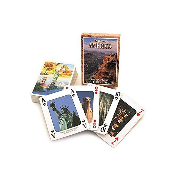 Discover America Playing Cards