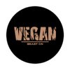 Vegan in beige training workout fitness motivation gym vegan PopSockets Swappable PopGrip