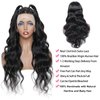 GIESWY Body Wave Lace Front Wigs Human Hair Pre Plucked Bleached Knots with Baby Hair Glueless 13×4 Brazilian Virgin Lace Closure Human Hair Wigs for Black Women Natural Color 160% Density 26 Inch