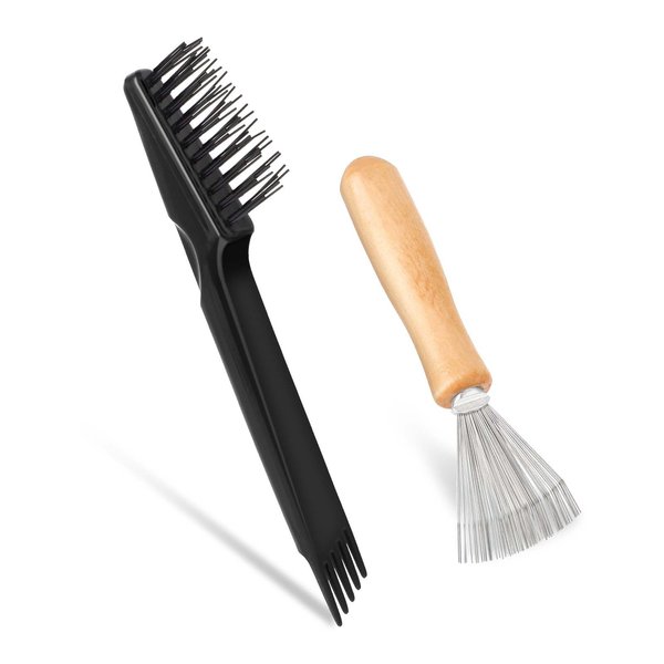 2Pcs Comb Cleaner Mini Hair Brush Remover Hair Brush Cleaner Comb Cleaning Brush Comb Cleaner Hair Brush Cleaning Tool for Removing Hair Dust Home and Salon Use