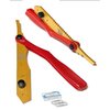Red and Gold Unique Design Men's Straight Edge Razor Hair, Mustache, and Eyebrows Cutting Folding Razor Light- Weight Easy to Use