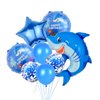 Shark Birthday Party Decorations, Cute Shark Balloons, Blue Ocean Themed Party Decorations, For Baby Shower Themes, Kids Birthday Party, Shark Themed Birthday Party Decorations