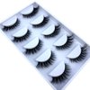 HBZGTLAD New Manga lashes 5 pairs natural false eyelashes fake lashes long makeup 3d mink eyelashes extension mink eyelashes for beauty… (HX-9)