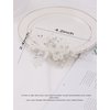 Achairder Bride Wedding Hair Comb Flower Women Side Hair Clips Wedding Accessories for Brides and Girls(Off White)