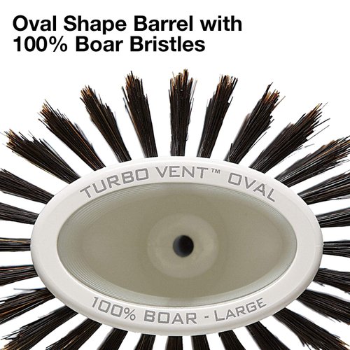 Olivia Garden Ceramic + Ion Turbo Vent Boar Hair Brush, Oval