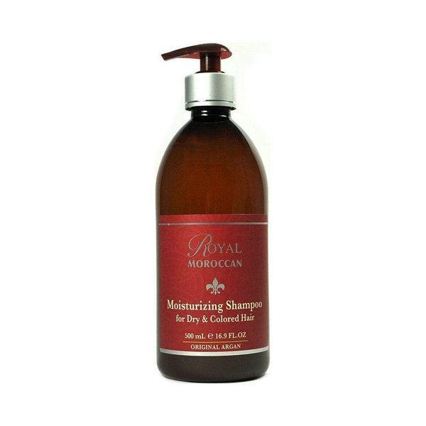 Royal Moroccan Moisturizing Shampoo | Dry Hair Shampoo for Color Treated & Frizzy Hair Argan Oil Hair Products (500 ml 16.9 oz)