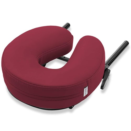 Saloniture Adjustable Massage Table Face Cradle and Pillow 3" Foam - Burgundy