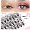 Bodermincer 20D 0.07mm Thickness 8-22mm To Choose Grafting False Eyelashes False Eyelashes Individual Natural Long Mink Fake Eyelashes Extension Handmade Bulk Wholesale (11mm)