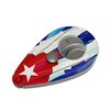 Xikar Xi2 Cigar Cutter Turano Flag Series, Spring-Loaded Double Guillotine Action, 440 Stainless Steel Blades with Rockwell C Rating of 57, Cuba Flag