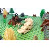 General Jim's Custom Battle Scene 2 Building Block Toy Playset 534 Piece Accessory Set Includes Buildings, Weapons, Barbwire and Much More - for Teens and Adults