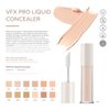 FARMASI Vfx Pro Liquid Concealer Makeup, All-in-one Full Coverage, Highly Pigmented Concealer for All Skin Type, Hide Shadows & Imperfections, Enhance Skin Fullness Foundation Concealer 0,24 Fl Oz N01