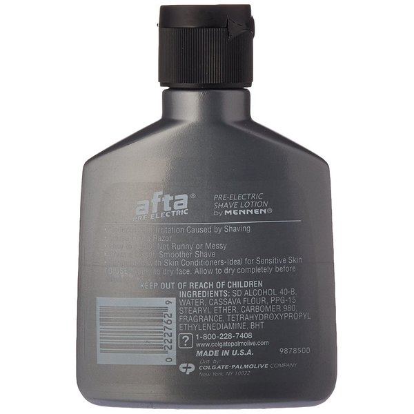 Special Pack of 5 - Mennen AFTA Pre-Electric Shave Lotion Original Scent - 3 oz Bottles