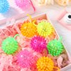 Sotiff 27 Pcs Light up Ball Spiky LED Bouncy Ball Flashing Squeaky Ball Multicolor Puffer Balls Stress Relief Balls Rubber Sensory Toy Carnival Prizes Bulk Party Favors for Teens, Adults, Children