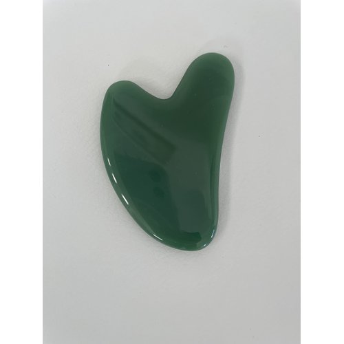 Bodelevy Jade Gua Sha Stone ⎮ Handmade ⎮ Facial Lifting Tool