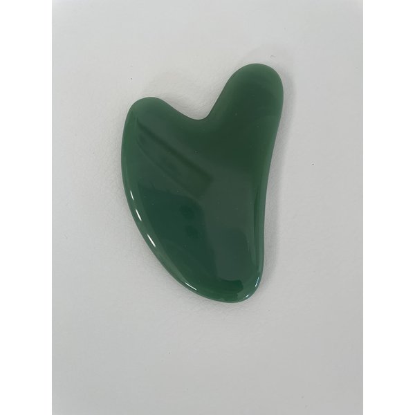Bodelevy Jade Gua Sha Stone ⎮ Handmade ⎮ Facial Lifting Tool