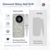 SAVILAND Professionl Nail Drill Kit: Diamond Shiny | 35000RPM Electric Nail Drill Machine | Nail Drill Kit Professional Drill Bits Drill Nail File Buffer Dust Brush Expert Salon Use Manicure Pedicure