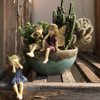 JIUMO Miniature Garden Fairy Figurines Fairy Garden Fairies Accessories Enchanted Garden Fairies Fairy Garden Miniatures Resin Fairy Figurine Sitting Fairies…