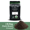 The Bean Organic Coffee Company Christmas Roast, Dark Roast, Ground Coffee, 16-Ounce Bag