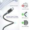 Adaptive Fast Charging Wall Charger with USB C Cable 10Ft, Excgood Fast Charger Power Adapter USB Type C Cable Fast Charging Compatible with Galaxy S24 S23 S22 S21 S8 S9 S10 A13 A14 A15 A03s-Black