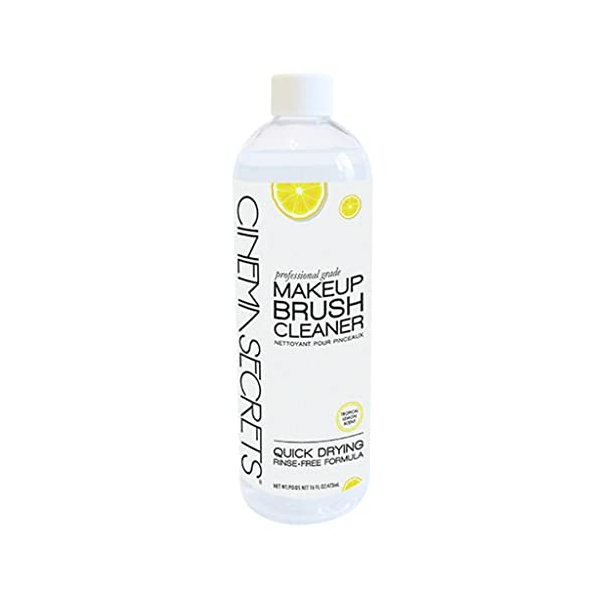 CINEMA SECRETS Professional Makeup Brush Cleaner, Lemon (16 Fl Oz (Pack of 1))