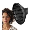Diffuser Attachment for Shark FlexStyle Hair Dryer, Enhance Natural Curls Accessories for Flex Style Blow Dryer Styler, Styling Tool for Wavy, Curly, Coily Hair, Black