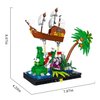 ENJBRICK Pirates Ship Building Kit for Adutls,Cute Animal Building Toy for Girls and Boys 8-14 Years Up 448 pcs