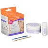 Sally Hansen Microwavable Eyebrow, Face & Lip Wax Kit, Microwavable Wax, 0.31 Oz, Face Wax Strips, At Home Wax Strips, Body Wax Strips, Home Waxing Kit, Effective, Easy to Use