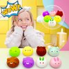 6 Pcs Mochi Squishy Toys for Kids Party Favors, Mini Round Animals Toys Kawaii Squishies for Classroom Prizes, Easter Basket and Goodie Bag Stuffers, Stress Balls Fidget Toys Bulk for Kids