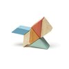 6 Piece Tegu Pocket Pouch Prism Magnetic Wooden Block Set, Sunset