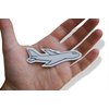 Novel Merk Airplane Small Gray Plane Refrigerator Magnets Set for Party Favors & Carnival Prizes Miniature Design (12 Pieces)