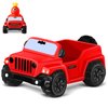 Jeep for Rubber Ducks, 3.5 Inch Jeep Toy Match Most 2 in Rubber Ducks, Jeep Toy for Jeep Dashboard Decorations Accessory Jeep Duck Collection Christmas Birthday Gifts(red)