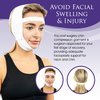 Contour MD Compression Face & Chin Mask – Support for Neck Lift, Facial, Plastic & Oral Surgery, TMJ Relief, Chin Strap, Mask Lift Post Surgery Garment, Medical Head Wrap for Enhanced Recovery