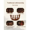 Wooden Massage Comb Gua Sha Comb Wide Tooth Comb for Head Scalp, Facial, Body Massage Natural Sandalwood Comb Massager Acupressure Tools Gift for Women Men