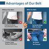 【4 Pcs】No Buckle Stretch Belt for Womens and Men Elastic Waist Belt Invisible Belts for Jeans Pants Dresses Skirts (S-M:Waist Size 20''-35'', 4Pcs Set A)
