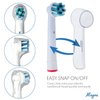 Oral B Compatible Replacement Brush Head Protection Cover Caps- 4 Pk – Keep Your Electric Toothbrush Heads Dust & Germ Free- Great for Travel & Everyday Use- Case Contributes to Sanitary Health