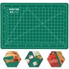 WISYOK 6" x 8" A5 Self Healing Craft Mat, Small Sewing Cutting Mat Rotary Fabric Mat, Ideal for children and Hobbyist DIY craft creative design