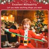 KULOLO 12 Pack Christmas Crafts for Kids - Build A Snowman Kit,Modeling Clay for Kids,Arts and Crafts for Boys Girls Ages 3 4 5 6 7 8 9 10 11 12,Christmas Craft Supplies,Xmas Gifts,Kids Crafts