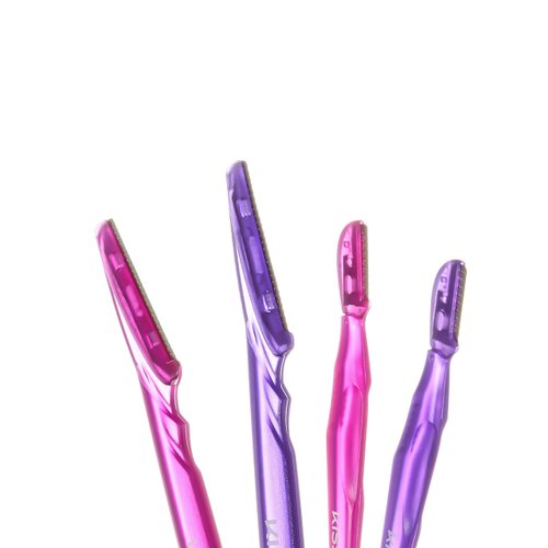 Kiss Shape & Trim Multi Brow Trimmer Hair Eyebrow Razor and Facial Razor Multipurpose Exfoliating Dermaplaning Tool