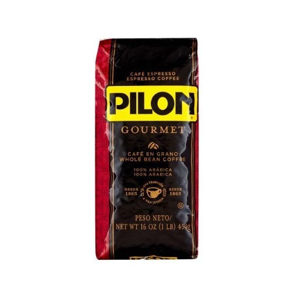Pilon Gourmet Whole Bean Restaurant Blend Espresso Coffee, 16 Ounce