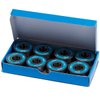 CCS Premium Skateboard Bearings - ABEC 7 and Ceramic (8 Pack, ABEC 7)