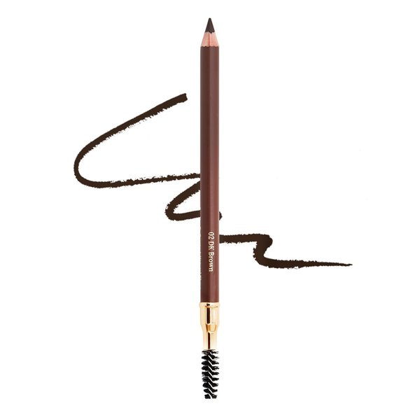 1pcs Eyebrow Pencil Longlasting Waterproof Durable Liner Eyebrow 5 Colors to Choose (2# Dark Brown)
