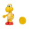 Super Mario Nintendo Action Figures Poseable Articulated 4-Inch Red Koopa Troopa Collectible Toys with Coin Accessory, Perfect for Kids & Collectors Alike! for Ages 3+