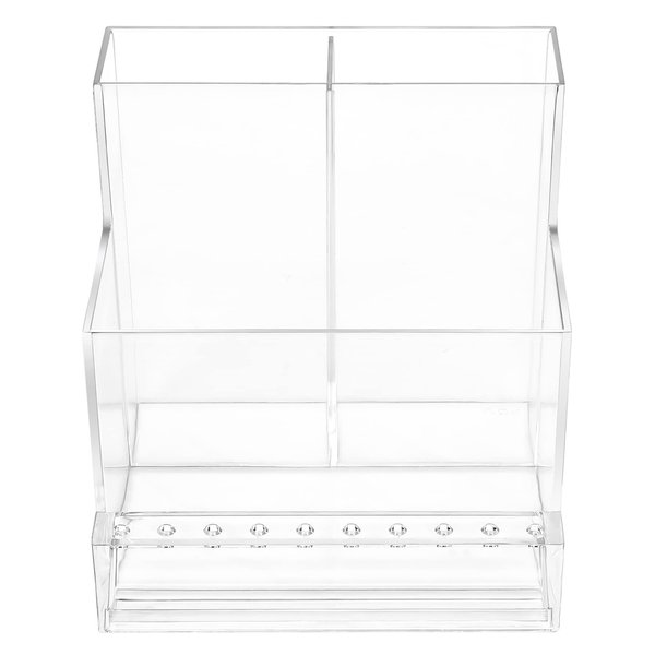 FRCOLOR Nail Drill Grinding Bit Holder Box Professional Nail Art Polishing Grinding Drill Bit Holder Display Storage Box Bit Case Organizer for Nails