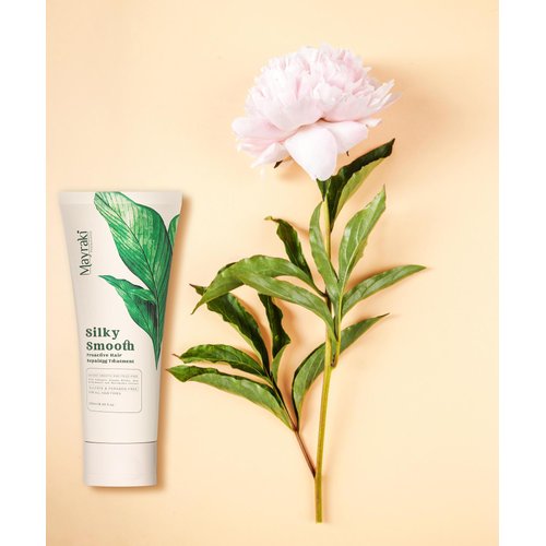 Mayraki Silky Smooth Protein Hair Treatment for Dry Damaged Hair| Leave in Conditioner for Frizzy Hair | Complete Hair Repair Treatment for All Types of Damaged Hair | 250ml | 8.45 fl. oz.