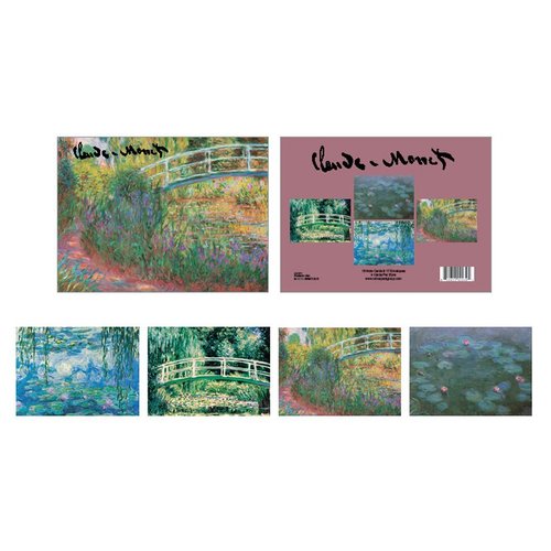 Boxed Set of 16 Fine Art Note Cards with Envelopes - Monet